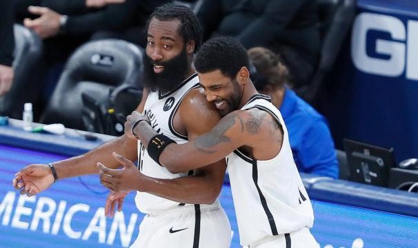 开云平台-KD缺席篮网进攻依旧疯狂 哈登砍三双喊出争冠宣言